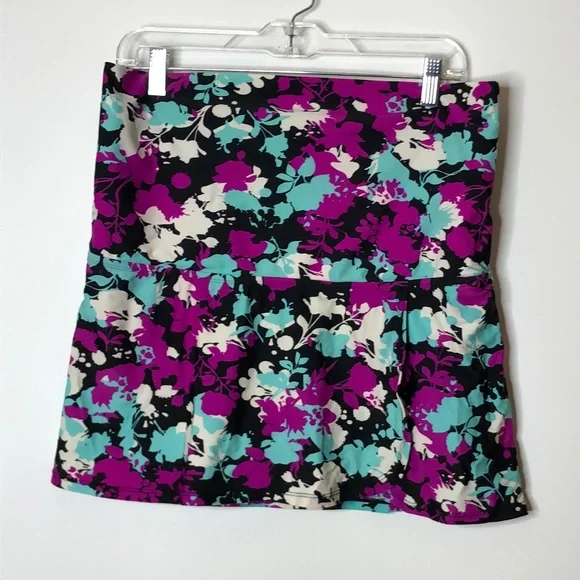 Ocean Lily Women's Floral Bikini Bottoms Tankini Swimwear XL XLARGE PLUS SIZE - Picture 1 of 7